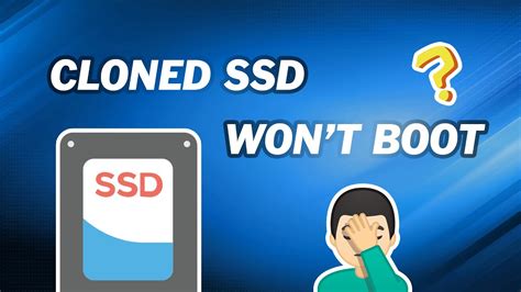 my ssd won't boot after clone|make disk bootable after clone.